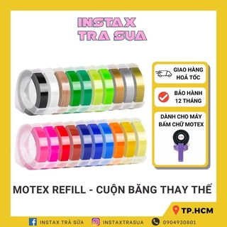 Motex Refill - cuộn băng thay thế cho máy bấm chữ motex