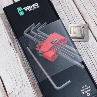 🇩🇪Wera - Germany🇩🇪 Bộ lục giác đầu bi Wera 950/9 Hex-Plus 6