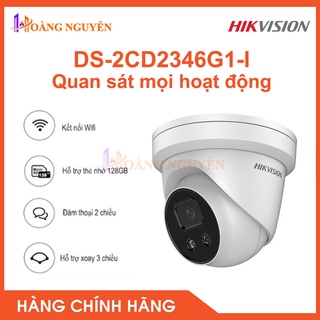 [NHÀ PHÂN PHỐI] Camera IP Dome HIKVISION DS-2CD2346G1-I 4.0 Megapixel - Tầm Quan Sát Hồng Ngoại 30m,  Chống Ngược Sáng