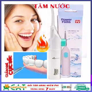[Giá hủy diệt] Máy tăm nước cầm tay Power Floss - Dụng cụ vệ sinh răng miệng hiệu quả cho người lớn và trẻ em