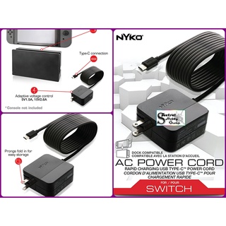 Bộ sạc nhanh Type C cho nintendo switch và các thiết bị 15V 2.6A / 5V 1.5A Fast Charge NS NYKO