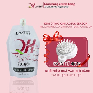 Kem ủ tóc QH Lactus season giảm gãy rụng phục hồi hư tổn chống xơ rối và tăng cường độ ẩm Hấp tóc Qh lactus season 500ml