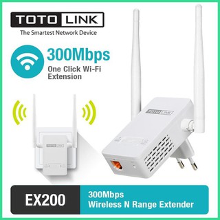 Bộ Kích Sóng Wifi Repeater 300Mbps Totolink Ex200 - Hàng chính hãng