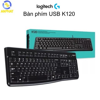 [ELGAME8 - giảm 8%]Bàn phím USB Logitech K120 (Đen) - Bảo hành 36 tháng