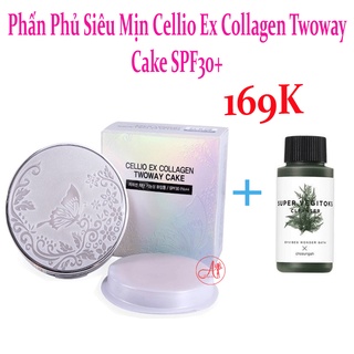 Phấn Phủ Cellio Ex Collagen + Lõi
