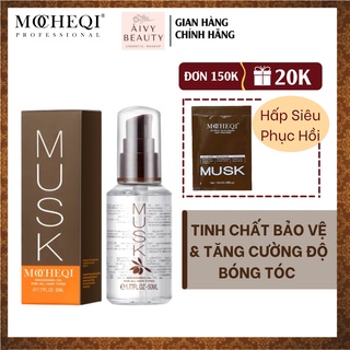 Tinh Dầu Dưỡng Tóc Phục Hồi Hư Tổn Siêu Mềm Mượt Mocheqi Musk Macadamia Oil 50ml