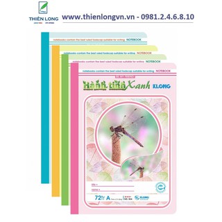 Vở kẻ ngang Hành tinh xanh 72 trang Klong 804