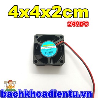Quạt tản nhiệt DC 24V 4x4x2.5cm.