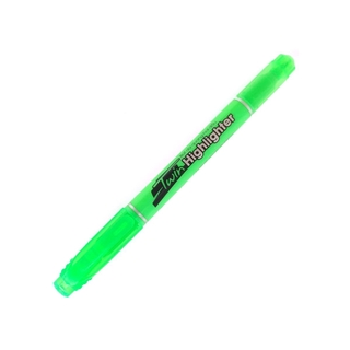 Vỉ 2 Bút Dạ Quang FO-HL01 - Màu Xanh Lá