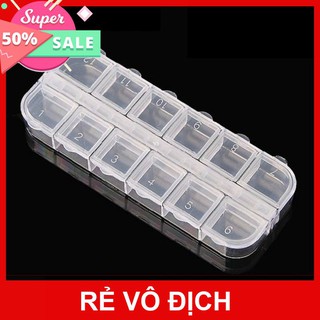 [XK][FREESHIP] HỘP NHỰA 12 Ô ĐỰNG NỮ TRANG [HCM]