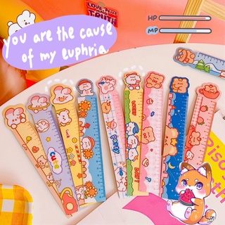 Thước Kẻ Nhựa Dẻo 15cm Hình Cute (Màu Ngẫu Nhiên)