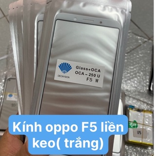 Kính OPPO F5 ( Liền keo )