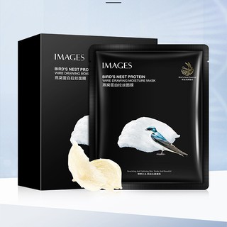 MẶT NẠ TỔ YẾN CẤP ẨM LÀM CĂNG BÓNG DA IMAGES BIRD'S NEST PROTEIN MOISTURE MASK