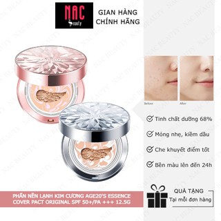 Phấn Nền Lạnh Kim Cương AGE20's Essence Cover Pact ORIGINAL SPF 50+/PA +++ 12.5g