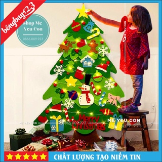Cây Thông Trang Trí Noel Siêu Hottt, Chất Liệu Vải Nỉ Màu Sắc Đẹp Dễ Trang Trí, Mang Về Không Khí Giáng Sinh Ấm Áp