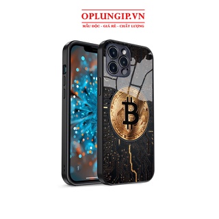 Ốp iphone cao cấp đồng Bitcoin cho iphone 14 13 pro max mini 12 pro max mini 6 s plus 7 8 plus X r s max 11 pro max Se2
