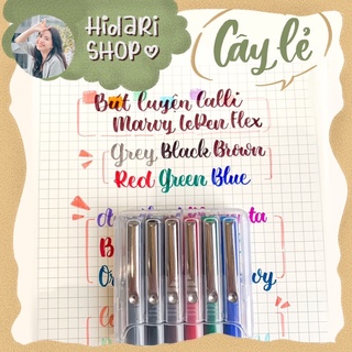(Cây Lẻ) Bút Luyện Calligraphy Marvy LePen Flex - Hidari