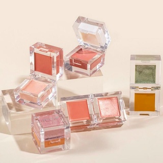 Phấn Má Hồng Bắt Sáng Hai Màu Lâu Trôi Lấp Lánh Little Ice Cube