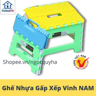 Ghế nhựa gấp xếp thông minh tiết kiệm diện tích Vinh Nam Plastic