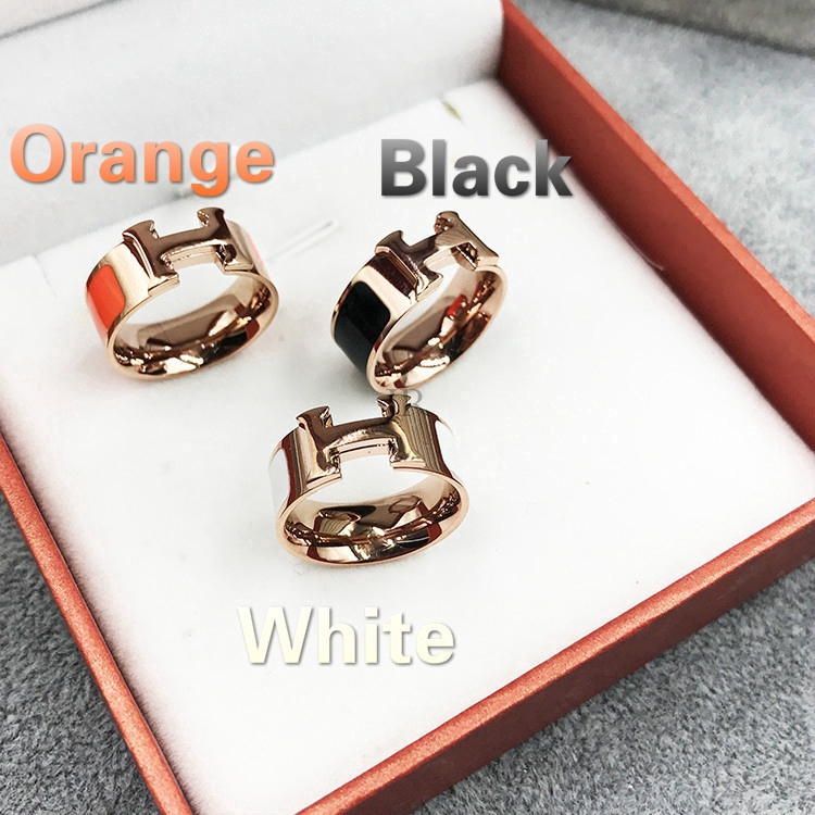 Replica BLACK CERAMIC LOGO CẮT VÀNG RING