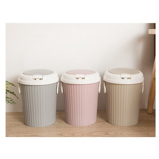 Thùng Rác Nhựa E538 Có Nút Nhấn Tiện Lợi, Nắp Tự Động Mở