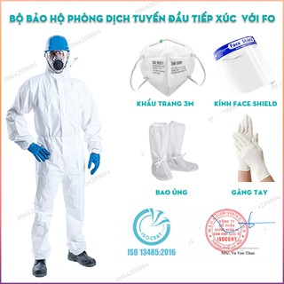 Bộ bảo hộ phòng dịch LV4 cho tuyến đầu tiếp xúc với F0, quần áo phòng dịch cao cấp