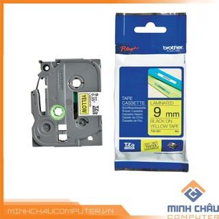 Nhãn In Brother tiêu chuẩn chữ đen trên nền trắng 9mm