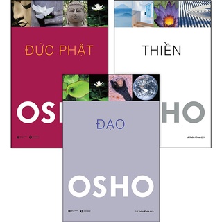 Sách - Bộ 3 cuốn tuyệt tác của Osho: Đức Phật - Đạo - Thiền