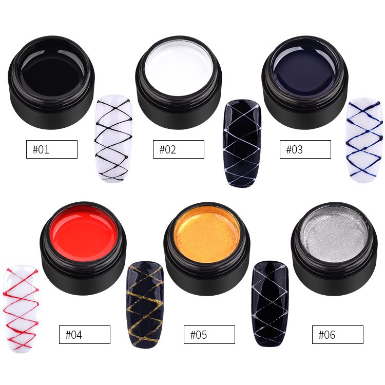Gel nhện trang trí móng 8ml
