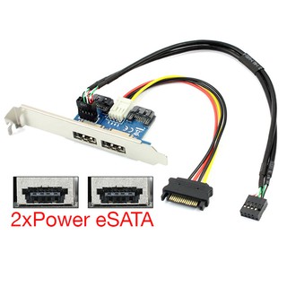 Card mở rộng power eSATAp USB 2.0 dùng cho ổ cứng HDD Box, docking