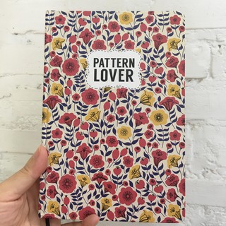 Sổ tay Crabit Pattern Lover - kẻ ngang hoa đỏ