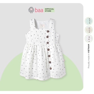 Váy xòe xếp ly BAA BABY phối nơ cho bé gái từ 1-7 tuổi - GT-AD27C