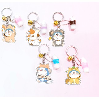 Móc khoá doremon ly kem MKK5 móc khoá cute dễ thương hoạt hình thần tượng