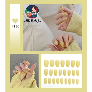 [ 820 - Vàng Chanh F130 ] SƠN MỊN ĐƠN SẮC - THANG DÀI [Tặng Miếng Dán Và Dụng Cụ] LẺ