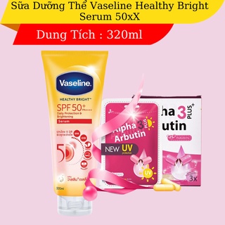 Sữa dưỡng thể Thái Lan Vaseline 50X Healthy Bright Daily Protection