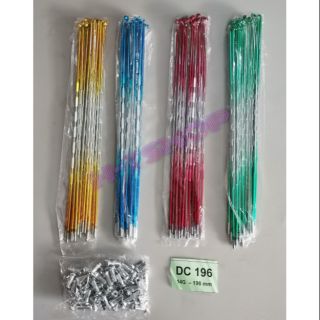 Căm (Nan Hoa) Xe Đạp 500 (20 In) Xoắn Màu 36 Lỗ Niền Thường