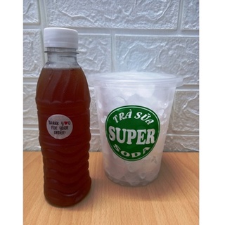 (GIAO LIỀN) Trà ĐÀO / VẢI / CHANH / BÍ ĐAO / ỔI chai 330ml / 500ml - TRÀ SỮA SODA SUPER