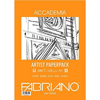 Giấy Vẽ Accademia Artist Paperpack Fabriano A3 định lượng 120gsm