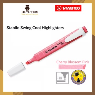 Bút dạ quang Stabilo Swing Cool Highlighter - Màu hồng đất natural (Cherry Blossom Pink)