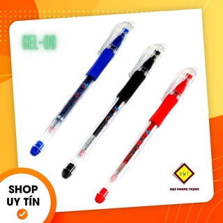 Bút gel Thiên Long GEL 08 Viết gel nước Đủ 3 Màu XANH-ĐỎ-ĐEN CAM KẾT CHÍNH HÃNG