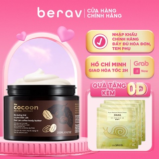 Bơ Dưỡng Thể Cà Phê Đắk Lắk Cocoon Làm Mềm Da, Chống Lão Hóa 200ml