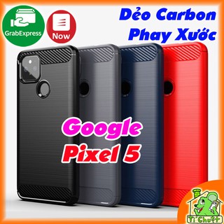 [Ảnh Thật] Ốp Lưng Google Pixel 5 Dẻo Carbon Phay Xước Chống Sốc