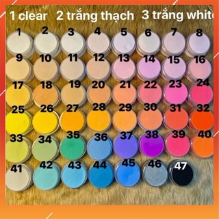 Bột Làm Hoa Nail,Bột Nail- Hũ 10g - 30g- Nhúng -Ombre - Làm hoa (KHÁCH CHỌN MÀU NOTE HOĂC IB SHOP)