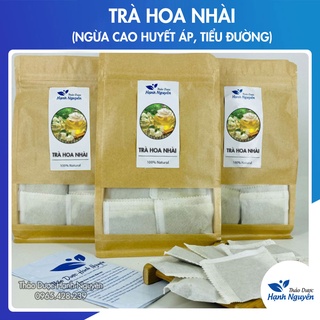 Trà hoa nhài (hoa lài) túi lọc (bịch 50 túi lọc) thanh nhiệt,giảm stress - Thảo dược Hạnh Nguyên