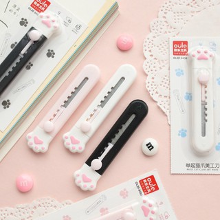 Dao Rọc Giấy Mini Hình Chân Mèo Dễ Thương