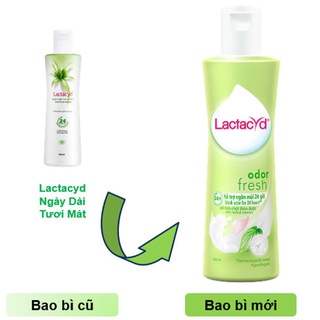 Dung Dịch Vệ Sinh Phụ Nữ Lactacyd Odor Fresh Trầu Không - 60ml