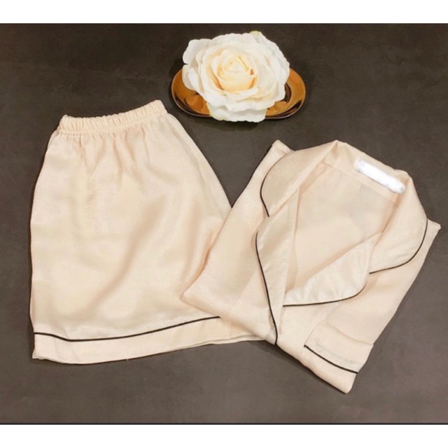 Bộ Ngủ Lụa Satin _ Bộ Pyjama Lụa Satin