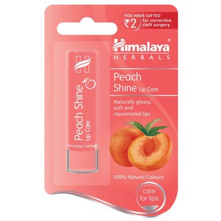 {Date t12/22}Son dưỡng hồng môi hương Đào Himalaya Peach Shine Lip Care 4.5g