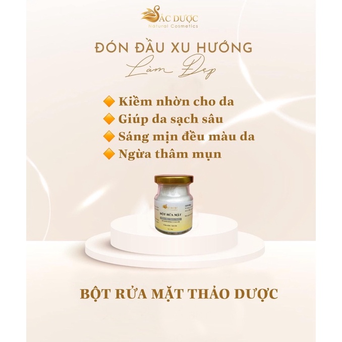 BỘT RỬA MẶT THẢO DƯỢC