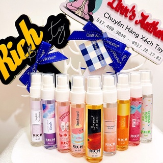 LINK 5 [CHỌN MÙI ] 30ml Xịt Thơm Toàn Thân Body Mist Bath &amp; Body Works USA